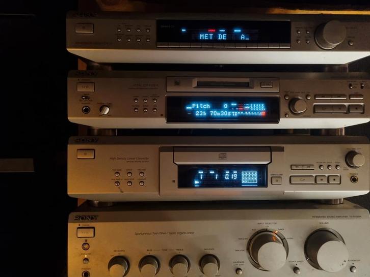 Sony MD & CD Speler - Losse Componenten, Audio, Tv en Foto, Stereo-sets, Gebruikt, Sony, Losse componenten, Ophalen
