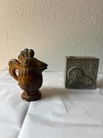 Keramiek spaarpotje als haan, Ophalen of Verzenden, Zo goed als nieuw, Steen, Aardewerk of Keramiek, Dier