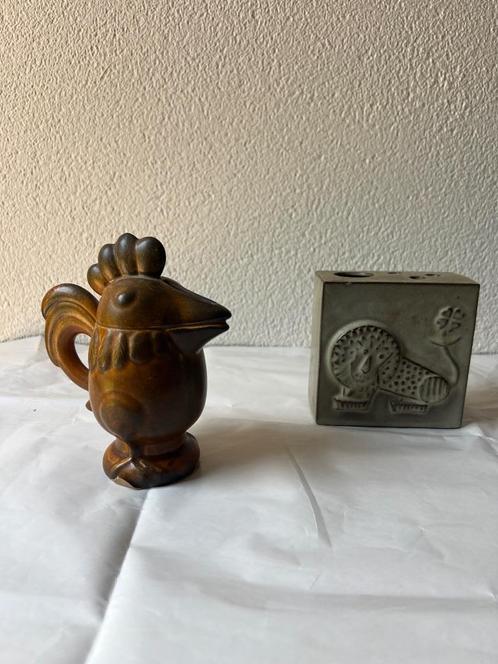 Keramiek spaarpotje als haan, Verzamelen, Spaarpotten, Zo goed als nieuw, Dier, Steen, Aardewerk of Keramiek, Ophalen of Verzenden