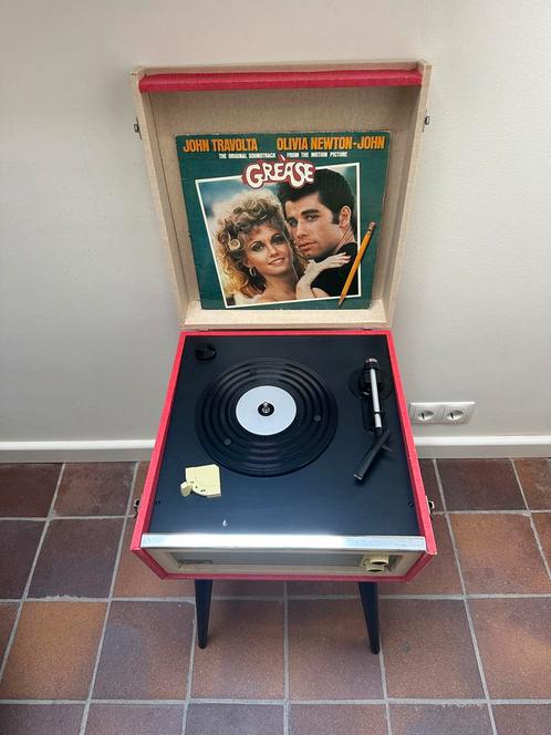 Vintage Dansette Platenspeler - Roze/Cr, Audio, Tv en Foto, Platenspelers, Gebruikt, Platenspeler, Overige merken, Ophalen of Verzenden