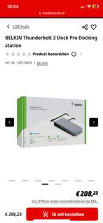 BELKIN Thunderbolt 3 Dock Pro Docking station NIEUW!!, Computers en Software, Dockingstations, Ophalen of Verzenden, Nieuw, Laptop