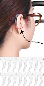 Anti slip siliconen bril oor bevestiging doorzichtig, Nieuw, Ophalen of Verzenden