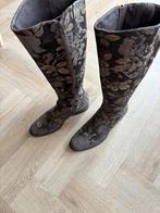 Lavorazione Artigiana Laarzen Bloem Motief Maat 40, Kleding | Dames, Schoenen, Ophalen of Verzenden, Zo goed als nieuw, Bruin