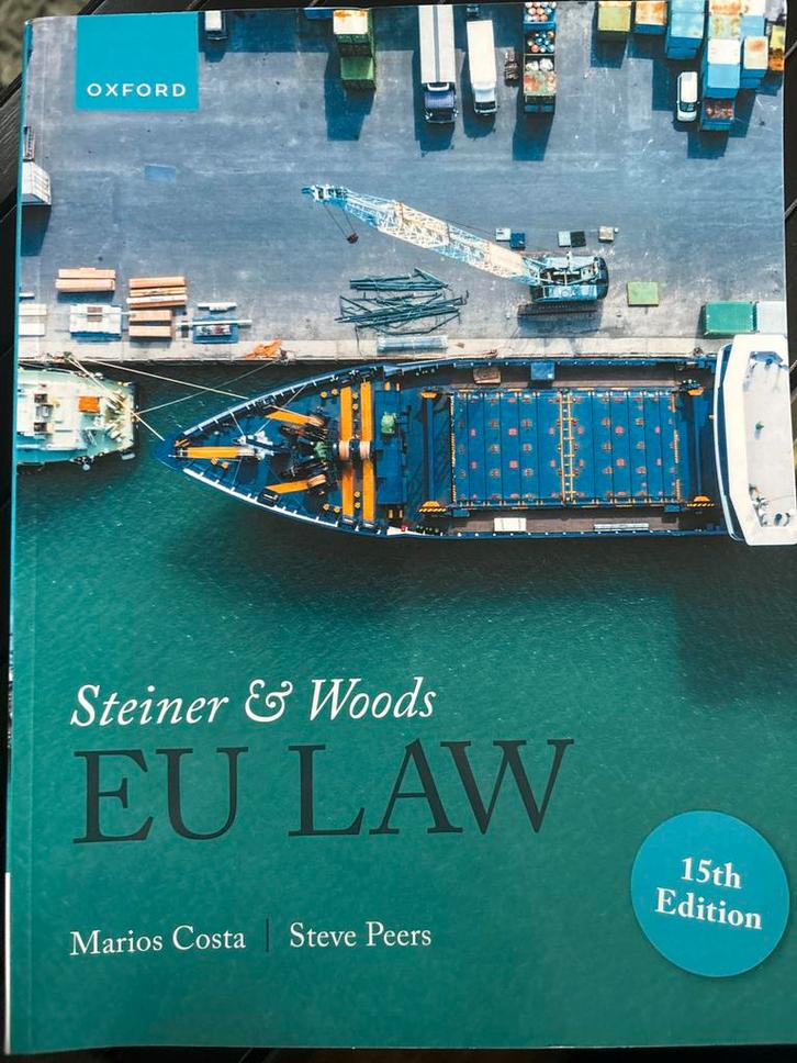 EU Law, Boeken, Studieboeken en Cursussen, Zo goed als nieuw, WO, Gamma, Ophalen of Verzenden