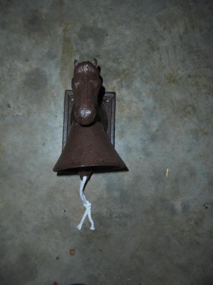 deurbel paardenhoofd, Tuin en Terras, Tuinwanddecoratie, Nieuw, Ophalen of Verzenden