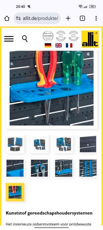 Gereedschap rek beschikbaar voor biedingen