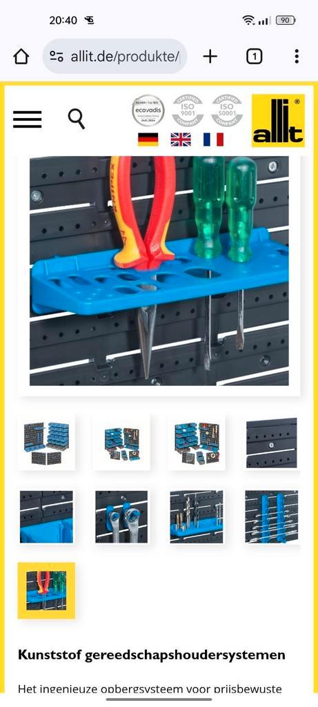 Gereedschap rek, Doe-het-zelf en Verbouw, Gereedschapskisten, Nieuw, Ophalen of Verzenden