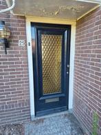 Prachtige hardhouten voordeur te koop, Doe-het-zelf en Verbouw, Rolluiken, Ophalen of Verzenden, Zo goed als nieuw, Minder dan 100 cm