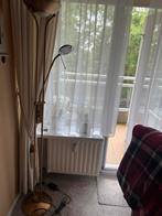 Staande lamp met leeslamp, Huis en Inrichting, Lampen | Vloerlampen, Ophalen of Verzenden, Zo goed als nieuw, Metaal, 150 tot 200 cm