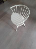 Design vintage retro stoel van Yngve Ekström te koop., Huis en Inrichting, Stoelen, Design, Gebruikt, Wit, Eén