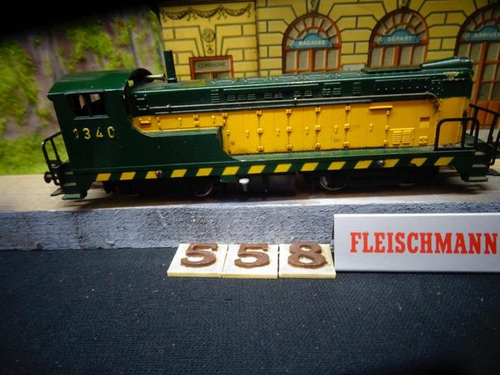 558=Fleischmann 1340 uit de U.S.BALDWIN Marshall.511, Hobby en Vrije tijd, Modeltreinen | H0, Gebruikt, Wagon, Gelijkstroom, Märklin