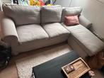 Ikea Ektorp Bank Witgrijs - Comfortabel en Stijlvol, Ophalen, Gebruikt, 75 tot 100 cm, Rechte bank