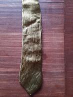 Groene Zijden Stropdas, Effen, Onbekend, Ophalen of Verzenden, Gedragen