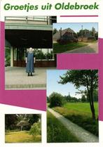 Groetjes uit Oldebroek - 4 afb - 2000 gelopen, Verzamelen, Ansichtkaarten | Nederland, Ophalen of Verzenden, Voor 1920, Ongelopen