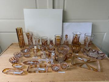 Boheems glas verzameling (32 stuks) Adv#BoHgls 38 beschikbaar voor biedingen