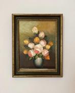 Leuk schilderij stilleven bloemen., Antiek en Kunst, Kunst | Schilderijen | Klassiek, Ophalen of Verzenden