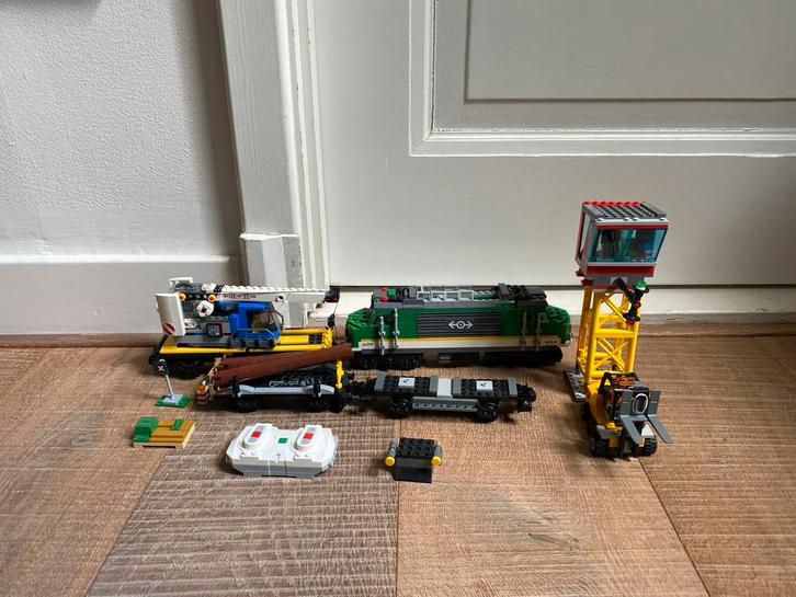 LEGO Trein met wagons Rails en Afstandsbediening, Kinderen en Baby's, Speelgoed | Duplo en Lego, Gebruikt, Lego, Complete set
