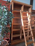 Prachtige teakhouten boekenkast / bibliotheekkast / wandkast, Ophalen, Zo goed als nieuw, X, X