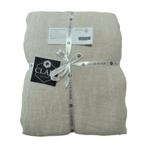 100% linnen hoeslaken 160x200 Naturel, Huis en Inrichting, Slaapkamer | Beddengoed, Ophalen of Verzenden, Hoeslaken of Sloop, Beige