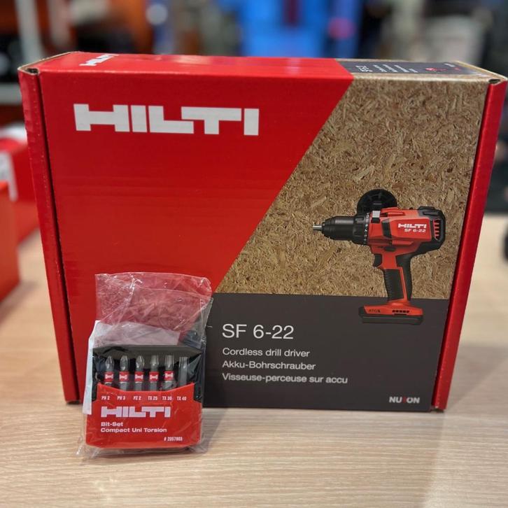 Hilti SF 6-22 Klopboormachine nieuw + 1.5 jaar garantie, Doe-het-zelf en Verbouw, Gereedschap | Boormachines, Zo goed als nieuw