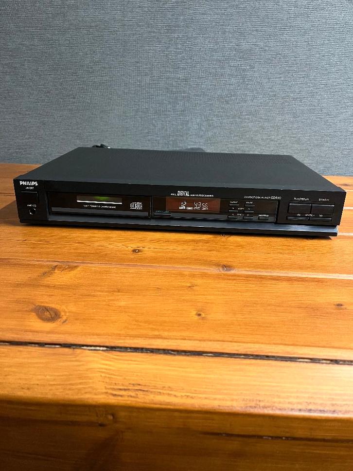 Vintage Philips CD640 cd speler . Getest !, Audio, Tv en Foto, Cd-spelers, Refurbished, Philips, Ophalen of Verzenden