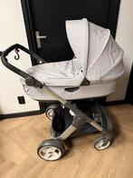 Stokke crusi kinderwagen met diverse extras, Zo goed als nieuw, Combiwagen, Met reiswieg, Ophalen