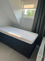 Boxspring met opslagruimte, Huis en Inrichting, Ophalen, 90 cm, Eenpersoons, Zwart