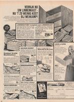 Retro reclame 1968 Wehkamp zomer catalogus linnenkast, Verzenden, Overige typen