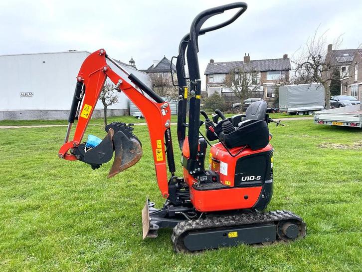 Kubota U10-5 minigraver 2024 met slechts 379 uur met 3 bakke, Zakelijke goederen, Machines en Bouw | Kranen en Graafmachines, Graafmachine