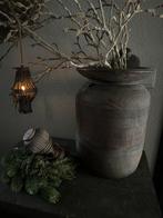 Oude houten kruik met deksel Hoffz, Huis en Inrichting, Ophalen of Verzenden, Nieuw