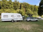 Wilk 490 TK 6 pers. BOVAG 2025 stapelbed,luifel,voortent, Caravans en Kamperen, Caravans, Kachel, Rondzit, Particulier, 5 tot 6 meter