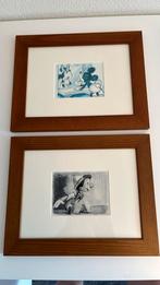 Zes leuke Disney schilderijen, Antiek en Kunst, Kunst | Litho's en Zeefdrukken, Ophalen of Verzenden
