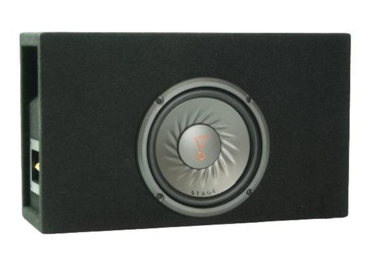 JBL 8Inch Stage82 Subwoofer in gepoorde kist, Auto diversen, Autospeakers, Nieuw, Ophalen of Verzenden