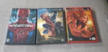 Te koop dvds Spiderman deel 2 & 3 en the amazing spiderman beschikbaar voor biedingen