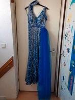 Feestjurk Jurk maat 38/40, Maat 38/40 (M), Galajurk, Blauw, Nieuw