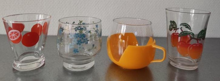 Vintage glaasjes, Antiek en Kunst, Antiek | Glas en Kristal, Ophalen of Verzenden