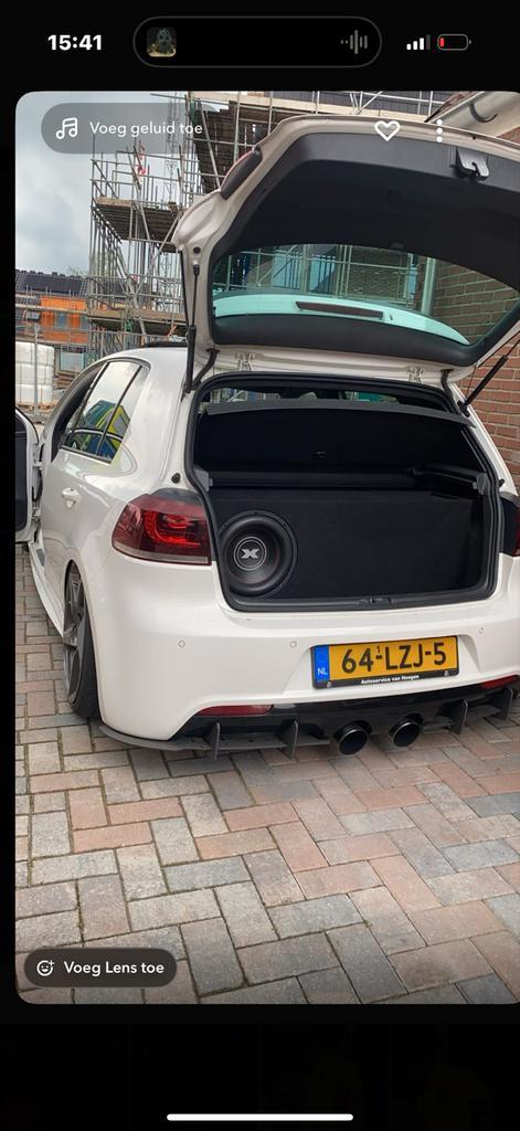 Subwoofer met Kist - Berekend & Klaar!, Auto diversen, Autospeakers, Gebruikt, Ophalen of Verzenden