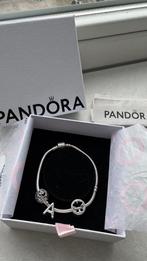 Pandora armband met bedels, Sieraden, Tassen en Uiterlijk, Armbanden, Ophalen, Zo goed als nieuw, Zilver