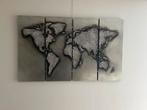 Wereldkaart Kunst aan de Muur 1,65 x 1 m., Huis en Inrichting, Ophalen, Zo goed als nieuw