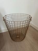 Roze Gouden Draadmand 50 cm Stijlvol & Praktisch opbergmand, Overige materialen, Mand, Rond, Ophalen of Verzenden