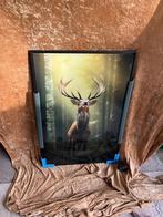 Nieuw Glas Schilderij met Hert, Ophalen, Nieuw, Schilderij, 75 tot 100 cm