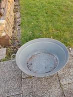 Mooie grote zinken teil - amper roest, Ophalen, Gebruikt