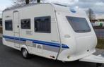 Hobby 450 UF de luxe easy - Nette caravan, Caravans en Kamperen, Standaardzit, 75 kg, Hobby, Frans bed