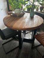 Mooie eettafelset ( hoog), Huis en Inrichting, Tafels | Eettafels, Ophalen, Zo goed als nieuw, Rond, 100 tot 150 cm