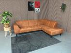 GRATIS LEVERING Hoekbank Cognac 275x200 REFURBISHED, Huis en Inrichting, 250 tot 300 cm, Stof, Hoekbank, Ophalen of Verzenden