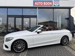 Mercedes-Benz C-klasse Cabrio 180 AMG 9G-TRONIC BURMESTER/ME, Auto's, Automaat, Euro 6, 4 stoelen, Wit