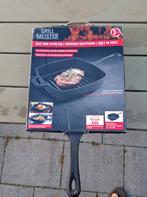 Gietijzeren grilpan nieuw, Gietijzer, Nieuw, Ophalen of Verzenden, Keramische plaat
