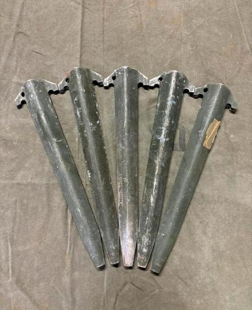 Stevige aluminium leger haringen., Caravans en Kamperen, Tentaccessoires, Zo goed als nieuw, Ophalen of Verzenden