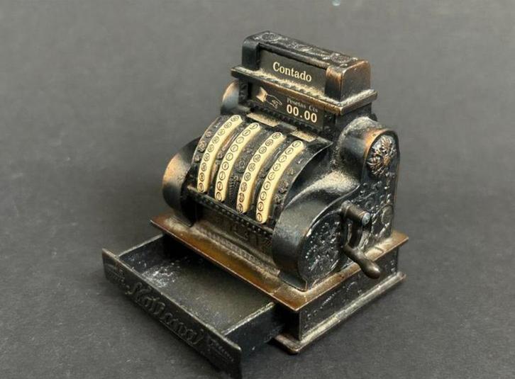 Play-Me Antiek Messing Puntenslijper, Jaren ‘70, Antiek en Kunst, Antiek | Kantoor en Zakelijk, Ophalen of Verzenden