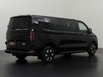 Ford Transit Custom 2.5 Phev Automaat 9-Persoons Kombi | Per, Auto's, Bestelauto's, Stof, Zwart, 1850 kg, 2265 kg